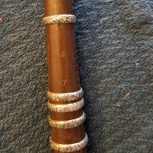 Sterling Silver Ring Band.
